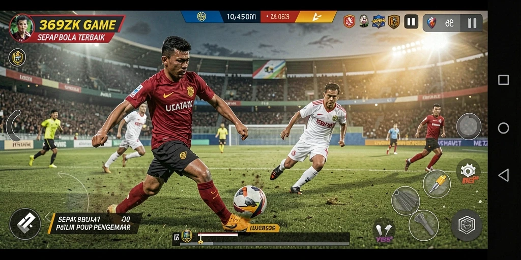 Tampilan gameplay 369ZK yang mendebarkan dan realistis.