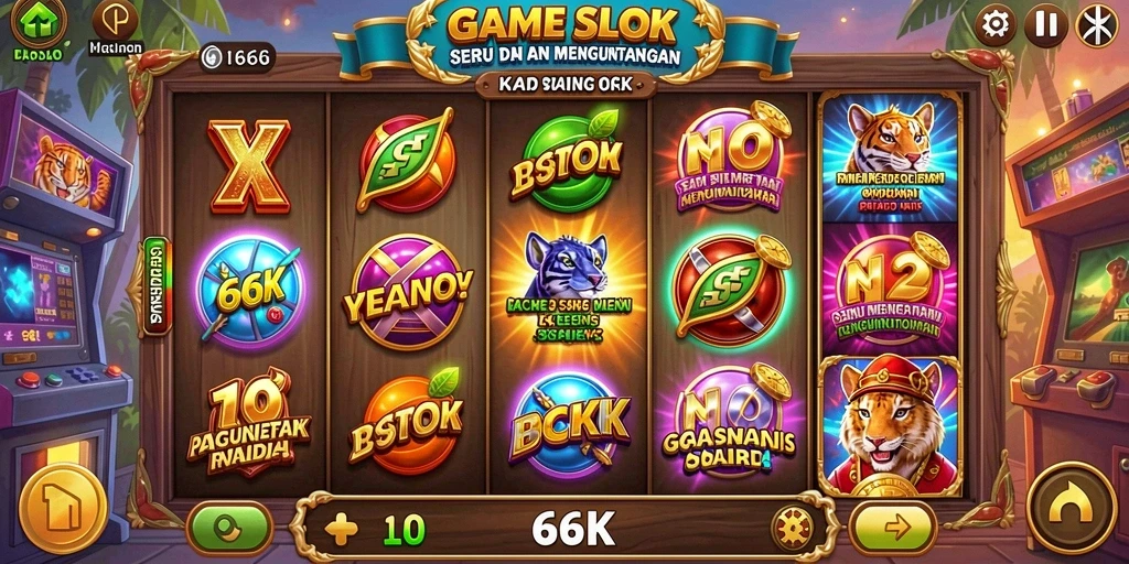 Screenshot gameplay utama 66K menampilkan keseruan dan interaksi pemain.