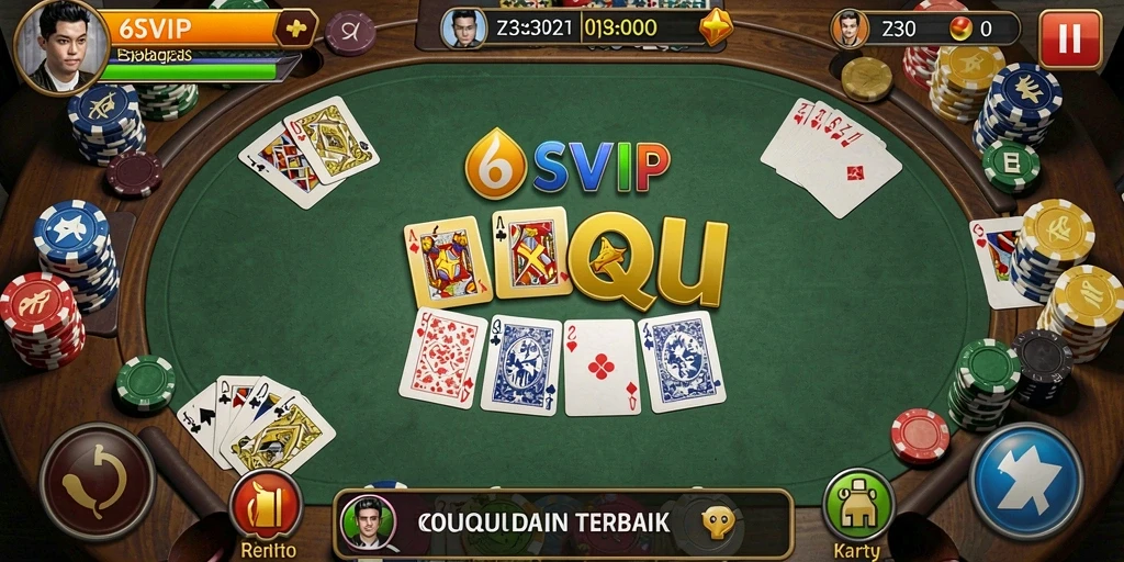 Menampilkan gameplay seru QiuQiu di 6SVIP.