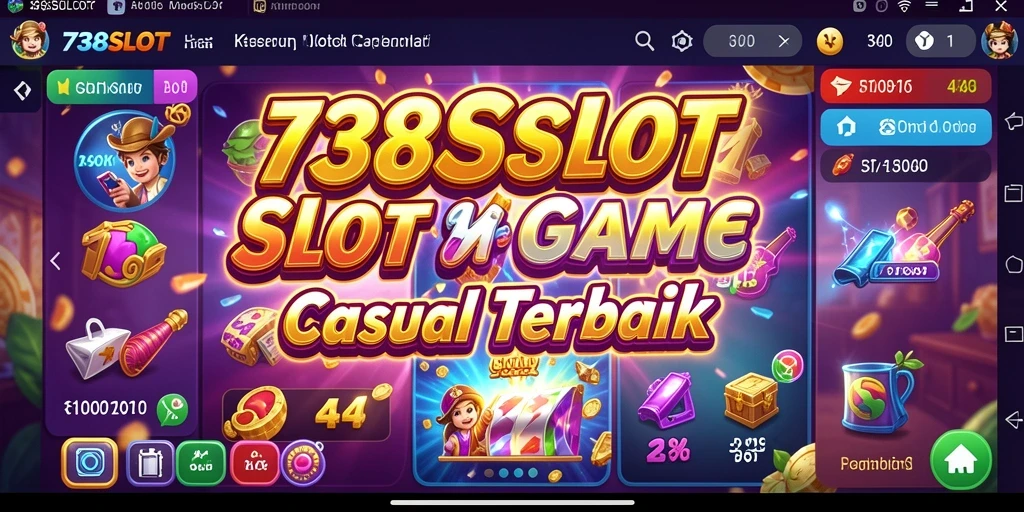 Tangkapan layar menampilkan gameplay seru dari 738SLOT.
