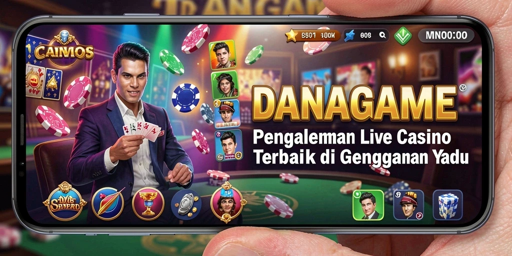 Tampilan gameplay seru di DANAGAME Live Casino.