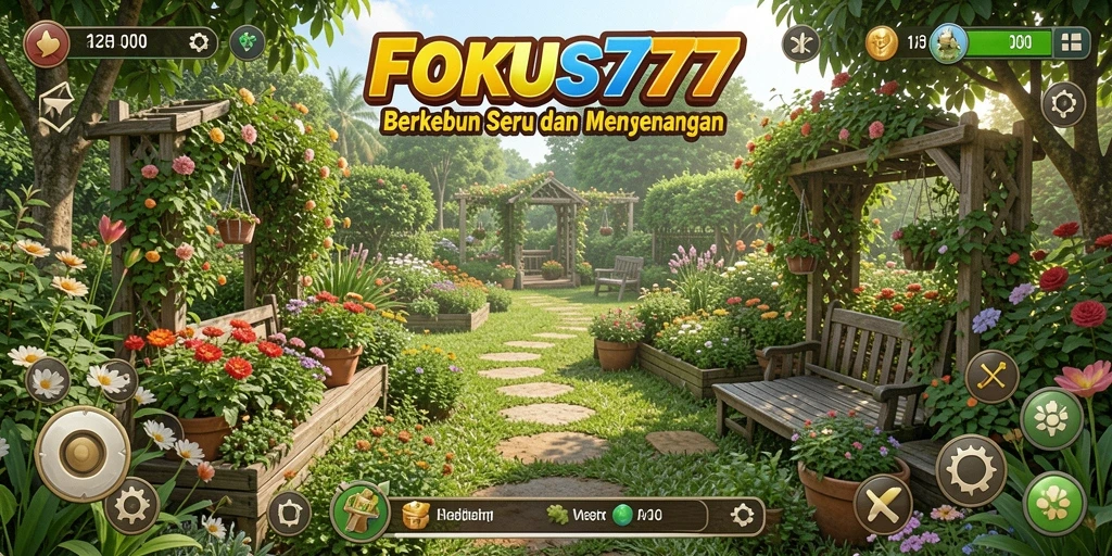 Tampilan berkebun yang mengasyikkan di FOKUS777.