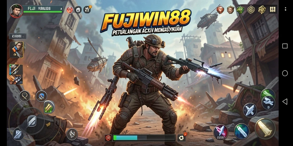 Tampilan gameplay FUJIWIN88 yang penuh aksi dan tantangan.
