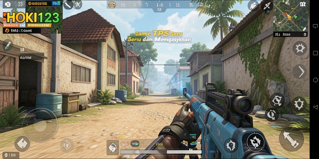 Tampilan gameplay HOKI123 yang intens dan seru.
