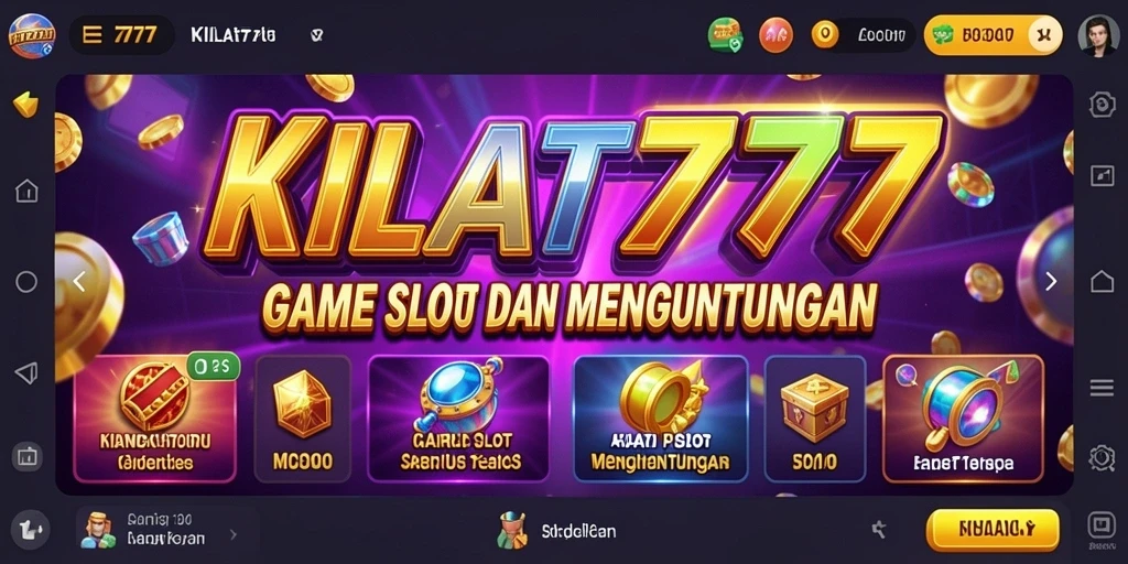 Tampilan gameplay menarik KILAT777 dengan fitur slot terbaik.