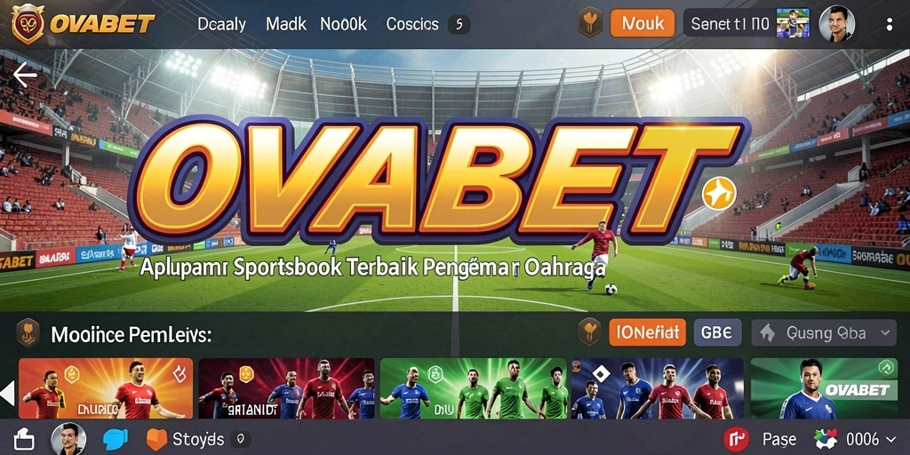 Screenshot gameplay OVABET menampilkan fitur taruhan olahraga yang seru.