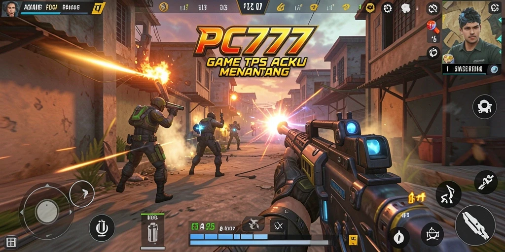 Tampilan gameplay menegangkan di PC777 dengan aksi seru dan taktis.