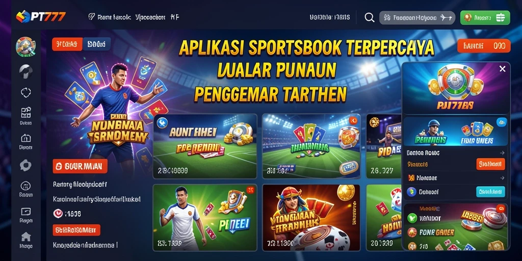 Tangkapan layar gameplay Sportsbook PT777 yang menarik dan interaktif.