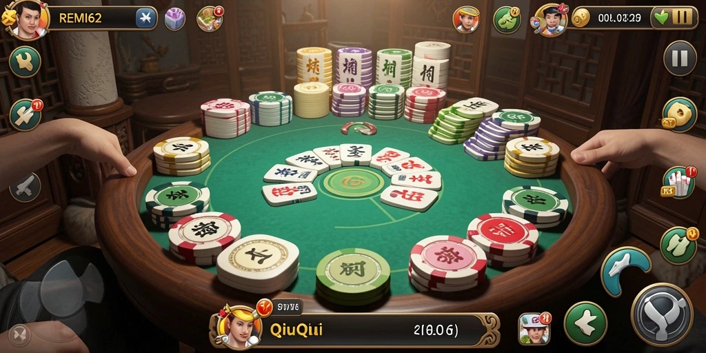 Gameplay seru QiuQiu di REMI62 yang mengasyikkan.