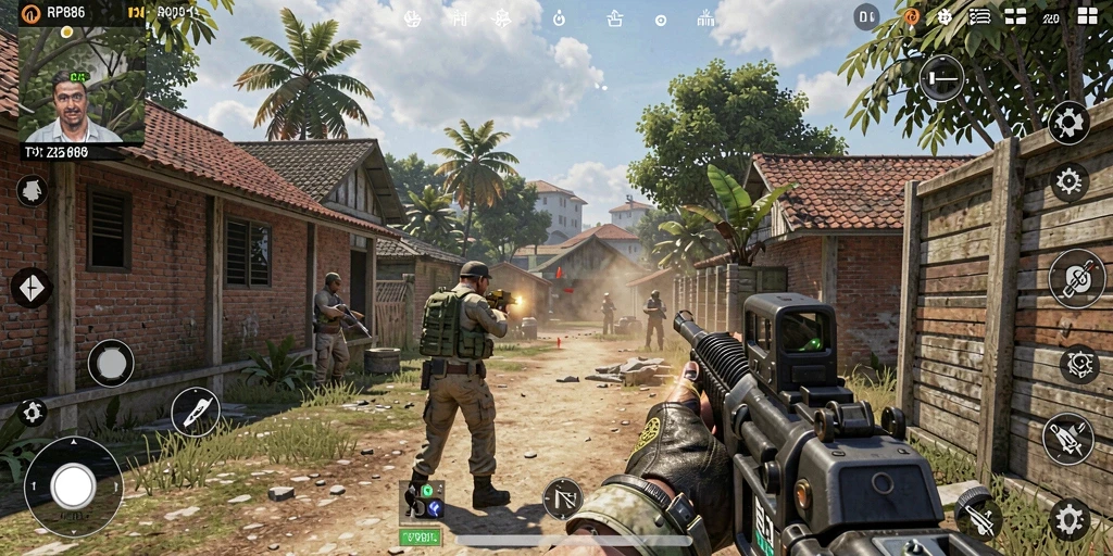 Tampilan gameplay RP886 yang seru dan mendebarkan.