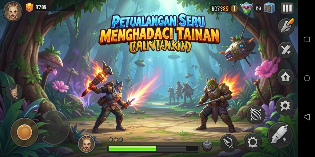 Screenshot gameplay RR789 menampilkan aksi petualangan yang mendebarkan.