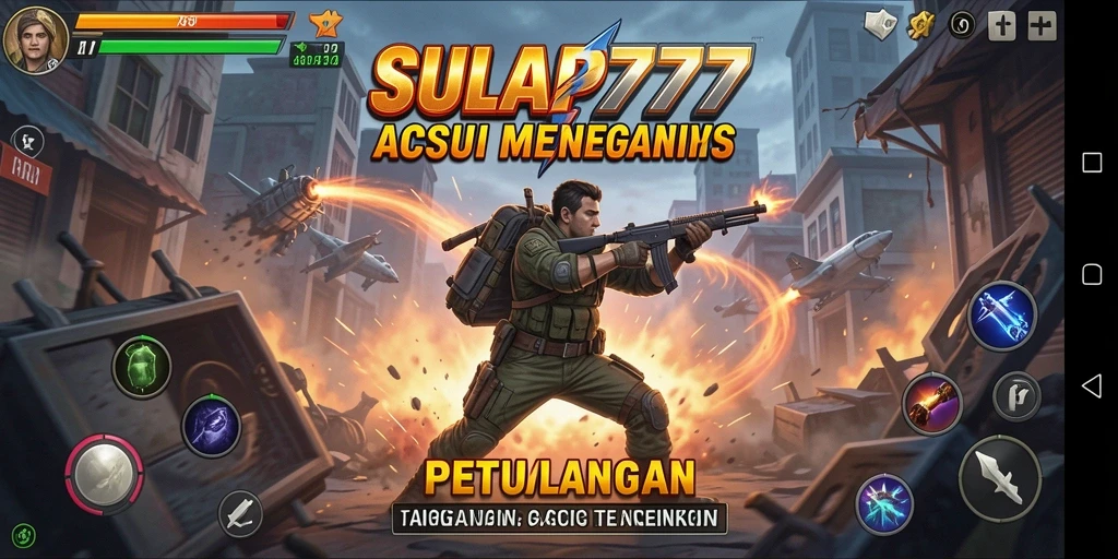 Tampilan gameplay SULAP777 yang menegangkan dan penuh aksi.