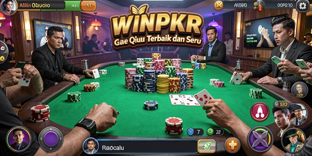 Tampilan gameplay QiuQiu yang menegangkan dan interaktif.